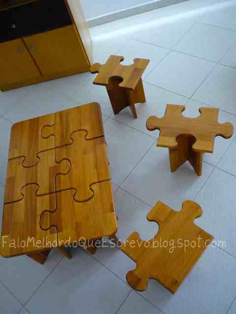 Best ideas about DIY Puzzle Table
. Save or Pin DIY Puzzle Coffee & Side Tables Do It Yourself Fun Ideas Now.