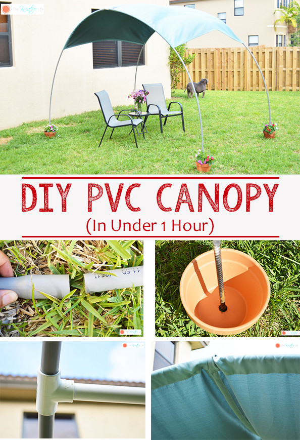 Best ideas about DIY Pvc Canopy
. Save or Pin DIY PVC Canopy for Backyard Shade The Kreative Life Now.
