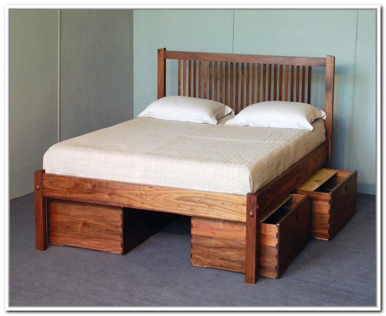 Best ideas about DIY Queen Bed Frame With Storage
. Save or Pin 55 Platform Bed Diy With Storage Diy Platform Beds With Now.