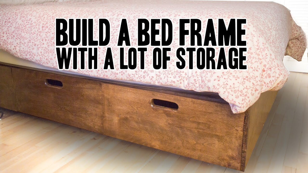Best ideas about DIY Queen Bed Frame With Storage
. Save or Pin How to Build a queen bed frame with a lot of storage Now.