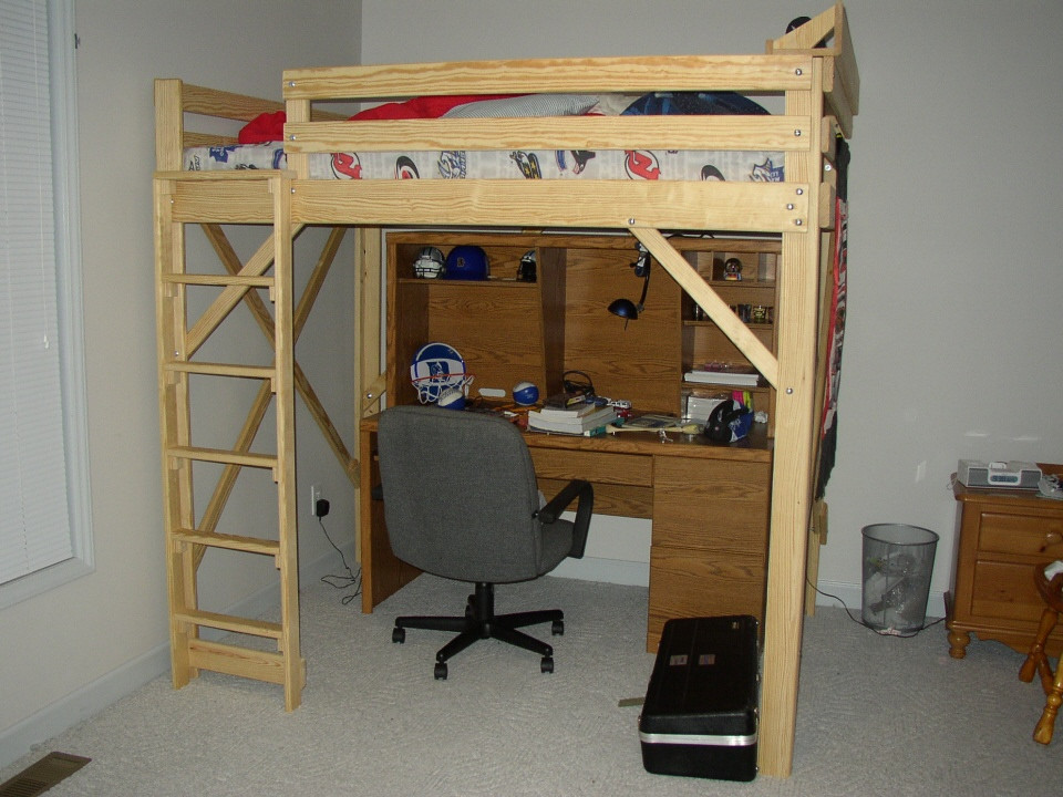 Best ideas about DIY Queen Loft Bed
. Save or Pin Queen Size Loft Bed Plans Now.