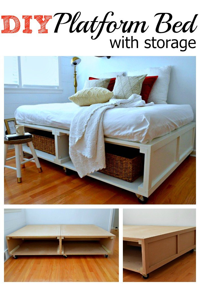 Best ideas about DIY Queen Size Bed Frame With Storage
. Save or Pin 36 Easy DIY Bed Frame Projects to Upgrade Your Bedroom Now.