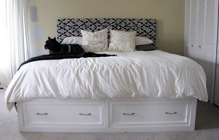 Best ideas about DIY Queen Size Bed Frame With Storage
. Save or Pin Ana White Now.