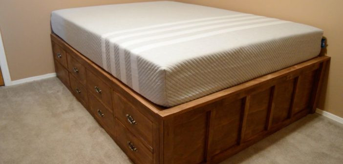 Best ideas about DIY Queen Size Bed Frame With Storage
. Save or Pin DIY Queen Bed Frame with Drawer Storage Wilker Do s Now.