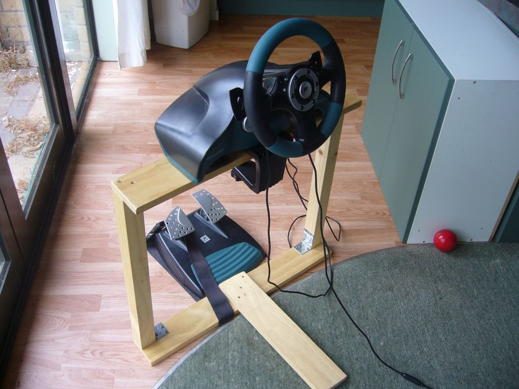 Best ideas about DIY Racing Wheel Stand
. Save or Pin Xbox PS2 Steering wheel stand Now.