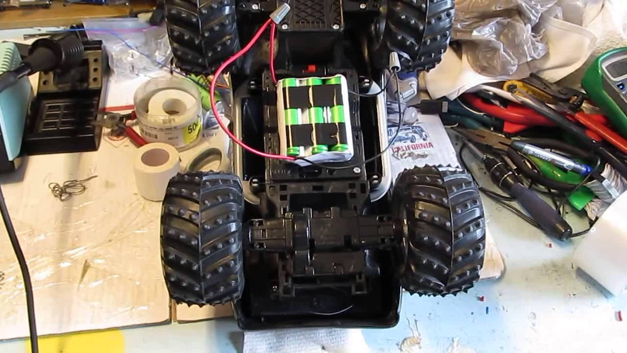 Best ideas about DIY Radio Control Car
. Save or Pin DIY RC Remote Control car 6V battery hack Now.