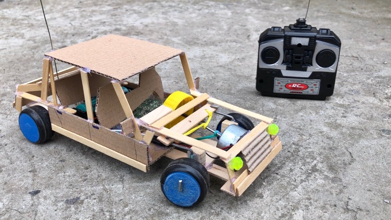 Best ideas about DIY Radio Control Car
. Save or Pin How to Make Amazing RC Car from Cardboard Remote Control Now.