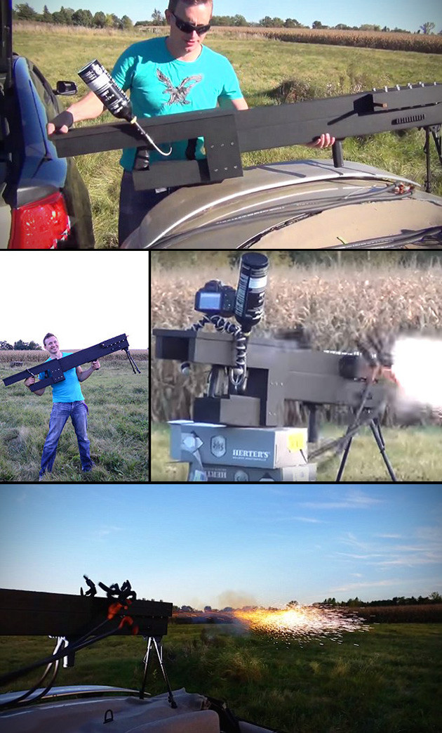 Best ideas about DIY Rail Gun
. Save or Pin Backyard Scientists Build 250 Pound Railgun Use it to Now.