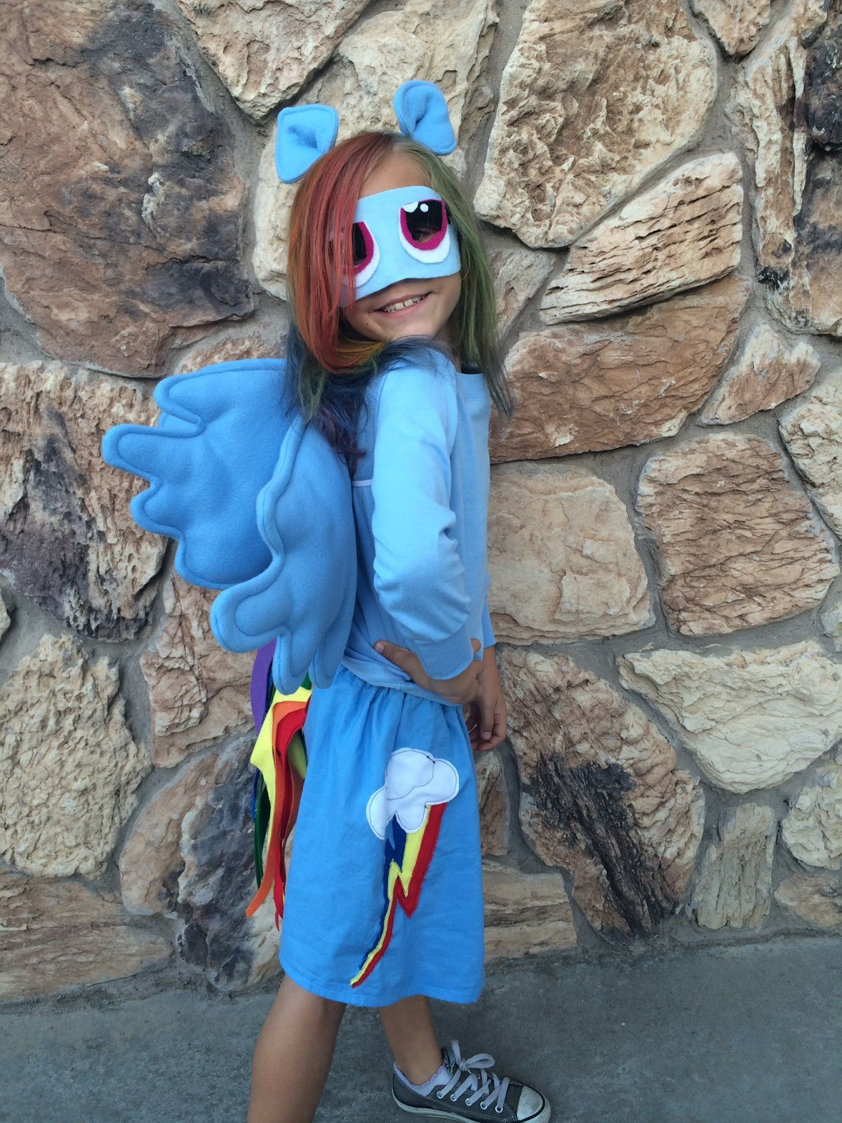 Best ideas about DIY Rainbow Dash Costume
. Save or Pin Rainbow Dash Halloween Costume Jolly & Happy Now.