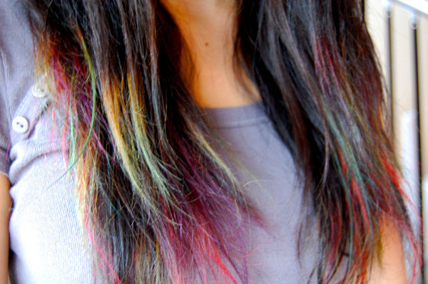 Best ideas about DIY Rainbow Hair
. Save or Pin DIY Rainbow Ombré Tips Now.