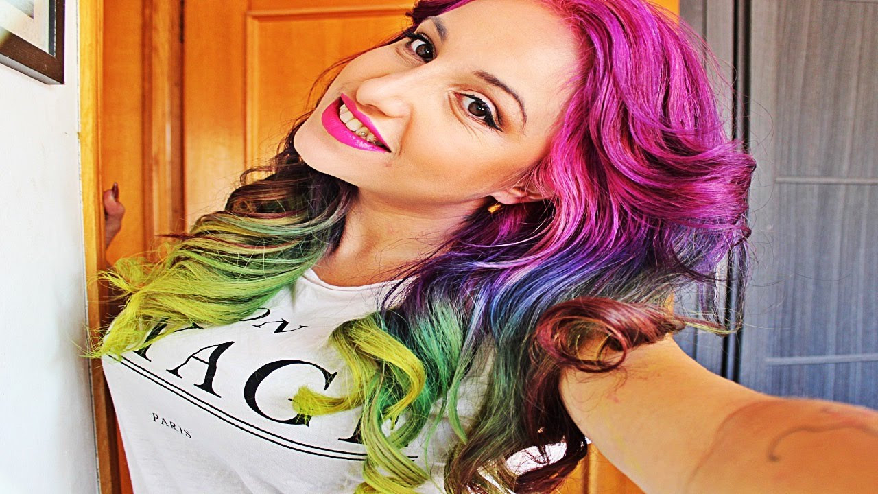 Best ideas about DIY Rainbow Hair
. Save or Pin o tener pelo arco iris DIY rainbow hair Now.