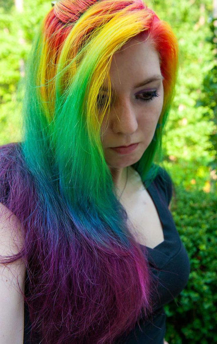 Best ideas about DIY Rainbow Hair
. Save or Pin DIY Halloween Hair DIY Halloween Hairstyles Long Now.