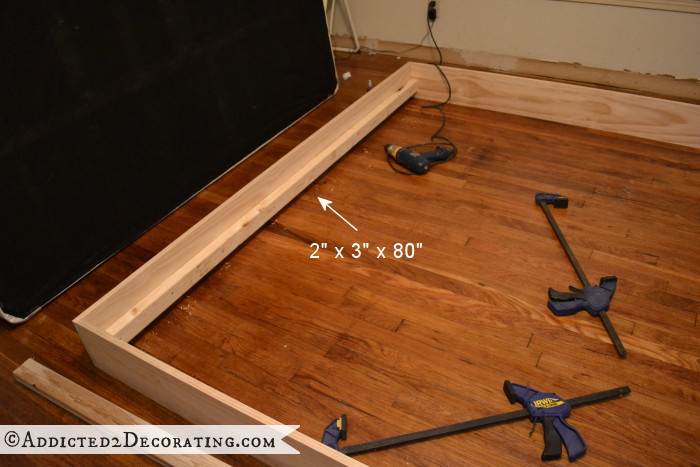 Best ideas about DIY Raised Bed Frame
. Save or Pin DIY Stained Wood Raised Platform Bed Frame Part 1 Now.