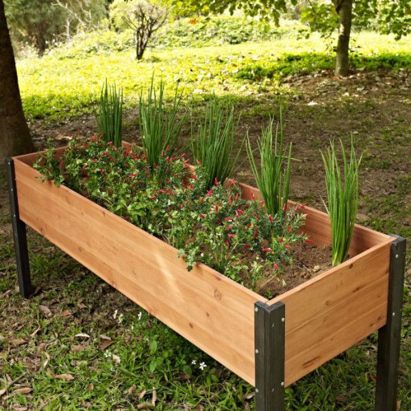 Best ideas about DIY Raised Planter Boxes
. Save or Pin Elevated Outdoor Raised Garden Bed Planter Box 70 x 24 x Now.