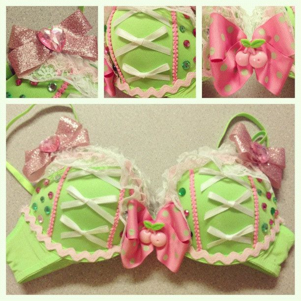 Best ideas about DIY Rave Bras
. Save or Pin DIY Rave Bra for St Patty s Now.
