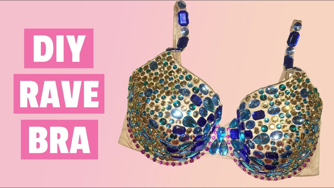 Best ideas about DIY Rave Bras
. Save or Pin EASY DIY RAVE BRA TUTORIAL GIVEAWAY Now.