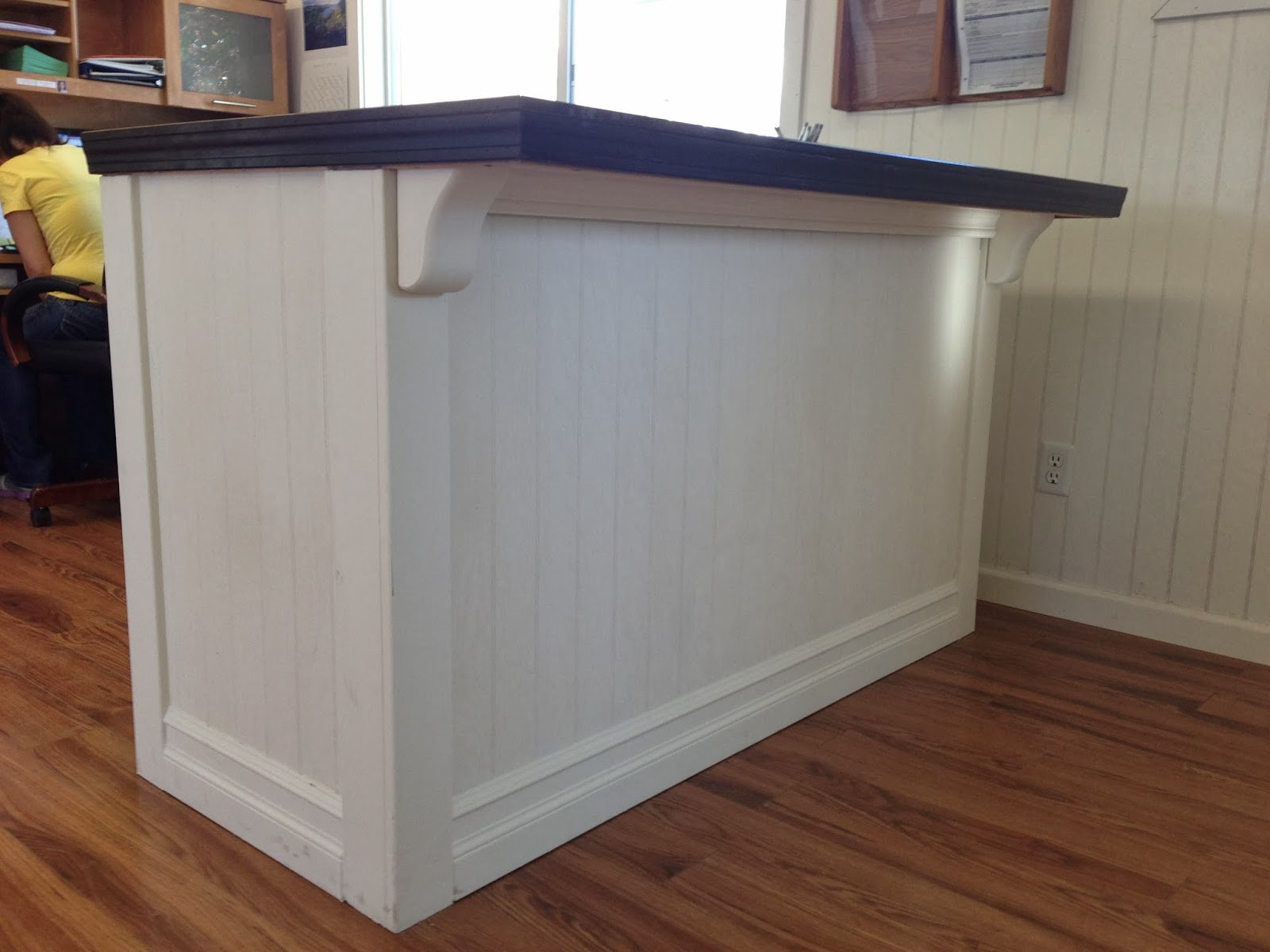Best ideas about DIY Reception Desk
. Save or Pin e Thrifty Chick DIY Custom Reception Counter Before Now.