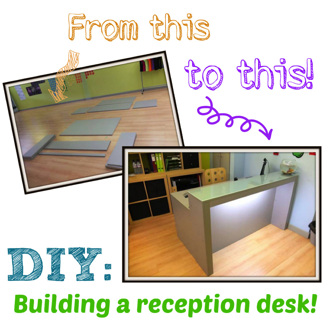 Best ideas about DIY Reception Desk
. Save or Pin DIY Building a reception desk Something on Everything Now.