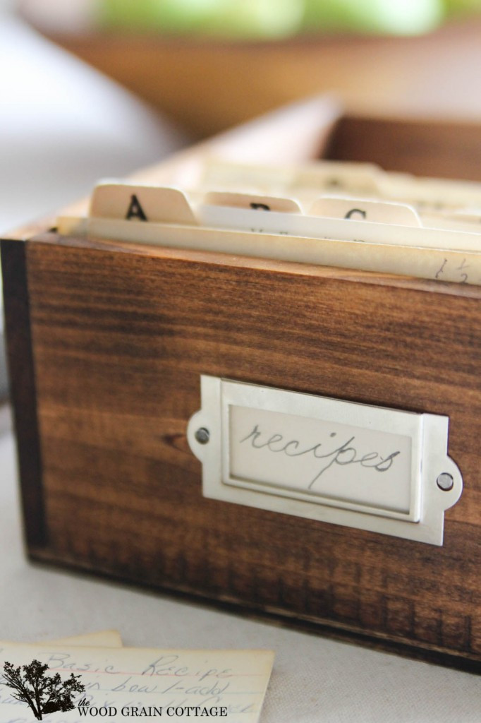 Best ideas about DIY Recipe Box
. Save or Pin DIY Recipe Box The Wood Grain Cottage Now.