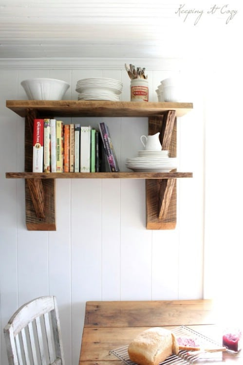 Best ideas about DIY Reclaimed Wood Shelves
. Save or Pin 40 Brilliant DIY Shelves That Will Beautify Your Home Now.