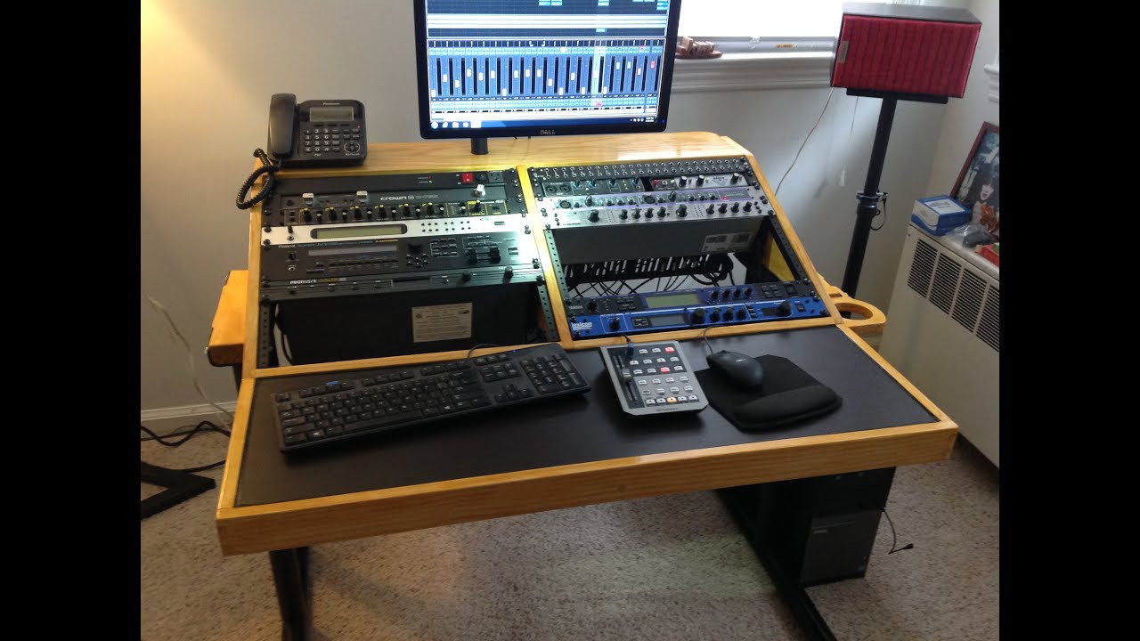Best ideas about DIY Recording Studio
. Save or Pin Home Studio Workstation Recording Desk DIY Now.