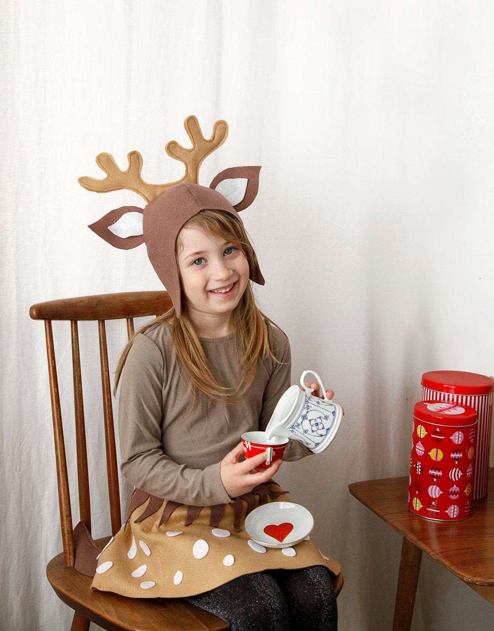 Best ideas about DIY Reindeer Costume
. Save or Pin Reindeer PATTERN DIY costume mask sewing tutorial creative Now.