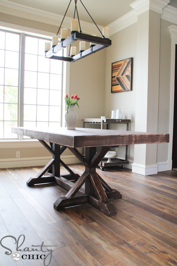 Best ideas about DIY Restoration Hardware Table
. Save or Pin Restoration Hardware Inspired Dining Table for $110 Now.