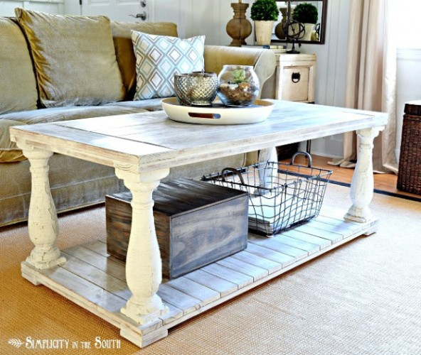 Best ideas about DIY Restoration Hardware Table
. Save or Pin DIY Balustrade Coffee Table Now.