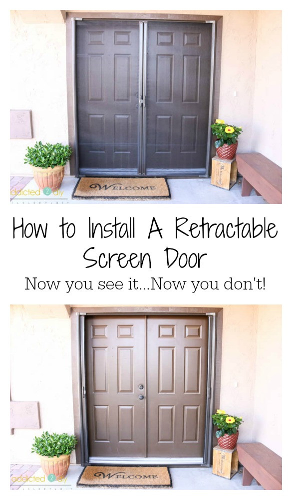 Best ideas about DIY Retractable Screen Door
. Save or Pin How To Install A Retractable Screen Door Addicted 2 DIY Now.