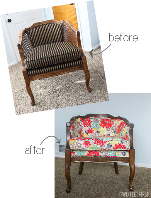 Best ideas about DIY Reupholster Chair
. Save or Pin Reupholstered Barrel Chair Now.