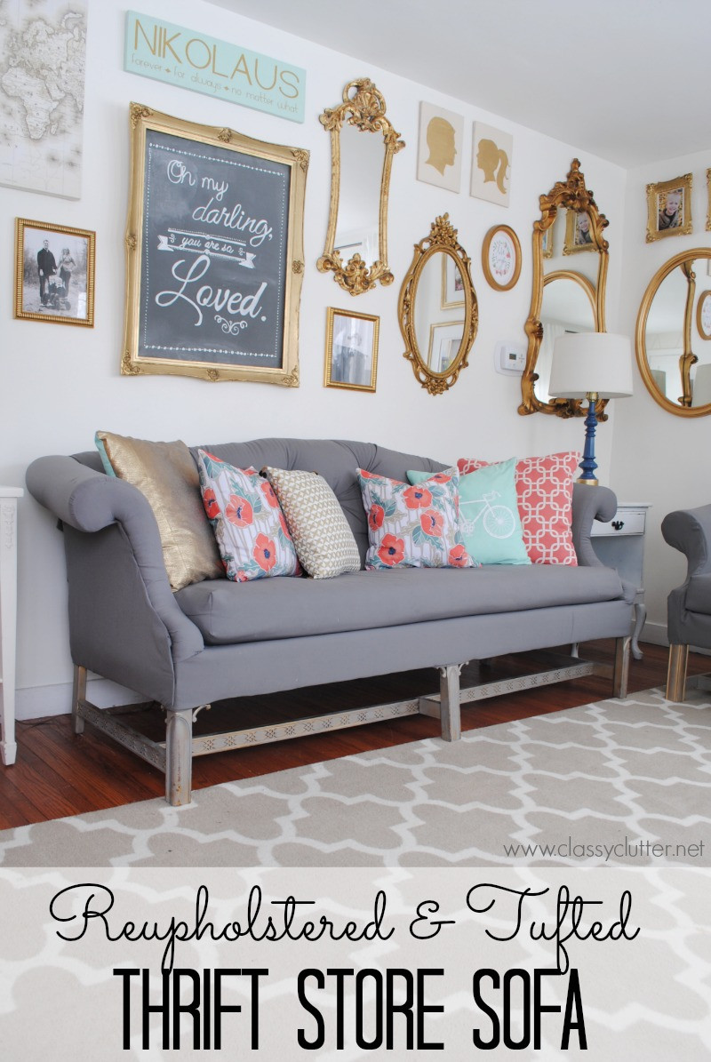 Best ideas about DIY Reupholster Couch
. Save or Pin How to reupholster a sofa Now.