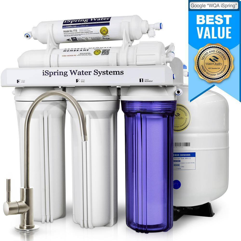 Best ideas about DIY Reverse Osmosis
. Save or Pin iSpring Reverse Osmosis System 5 Stage Under Sink Water Now.