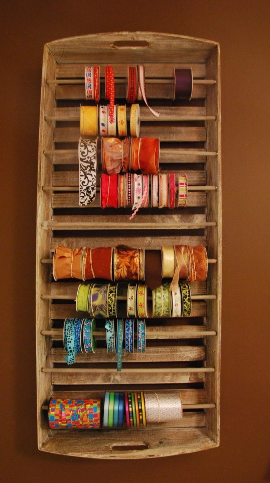 Best ideas about DIY Ribbon Organizer
. Save or Pin 17 Best images about DIY Ribbon & Gift Wrap Organizers Now.