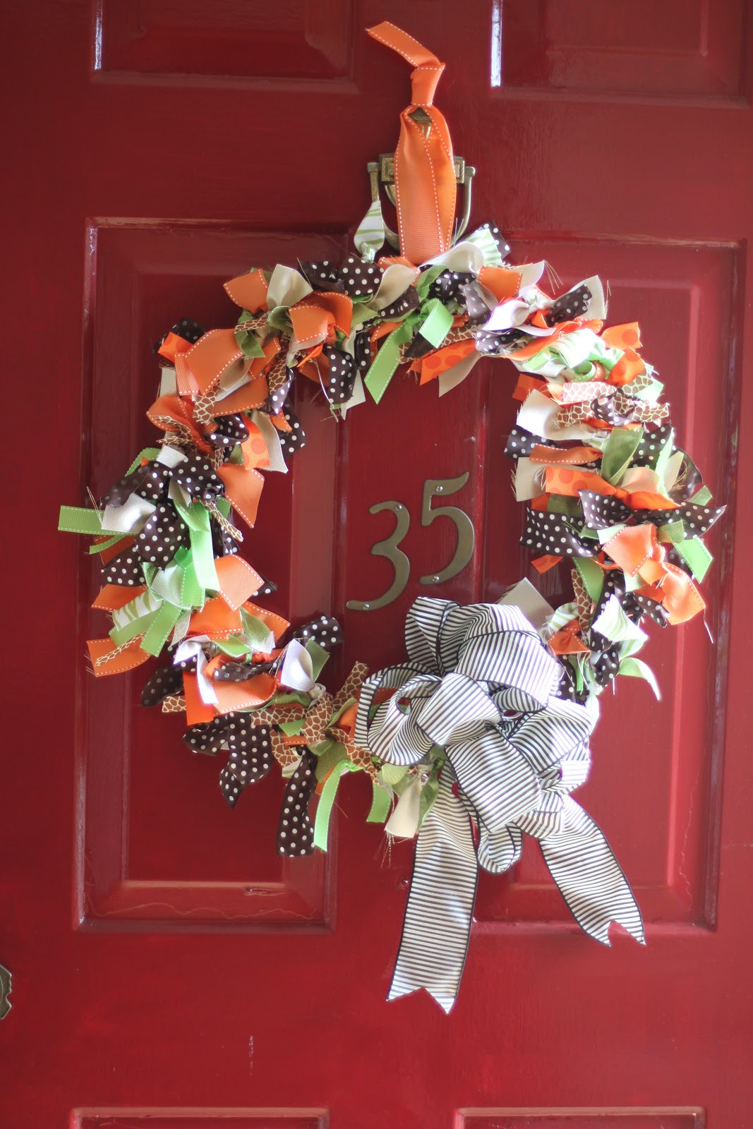 Best ideas about DIY Ribbon Wreaths
. Save or Pin I Love You More Than Carrots Rag Ribbon DIY Fall Wreath Now.