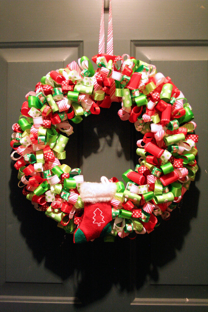 Best ideas about DIY Ribbon Wreaths
. Save or Pin [loveable] chaos DIY Looped Ribbon Holiday Wreath Now.