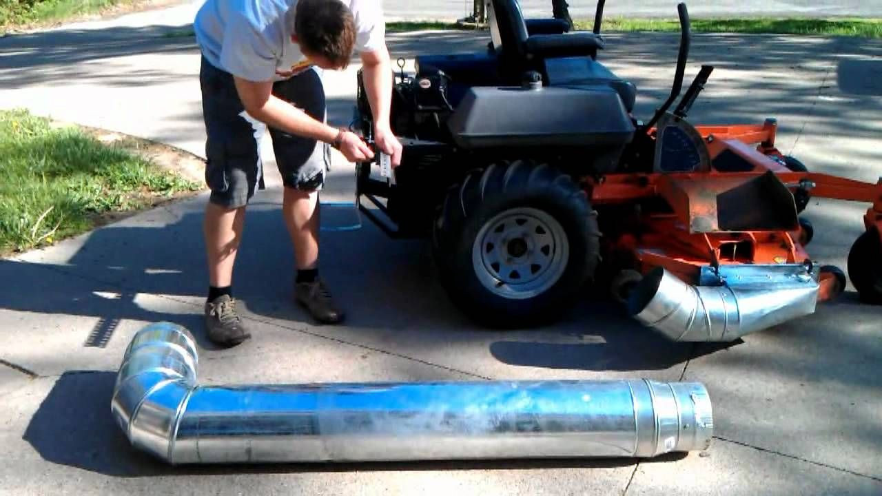 Best ideas about DIY Riding Mower Bagger
. Save or Pin Hillbilly Bling Homemade leaf vacuum attachment Now.