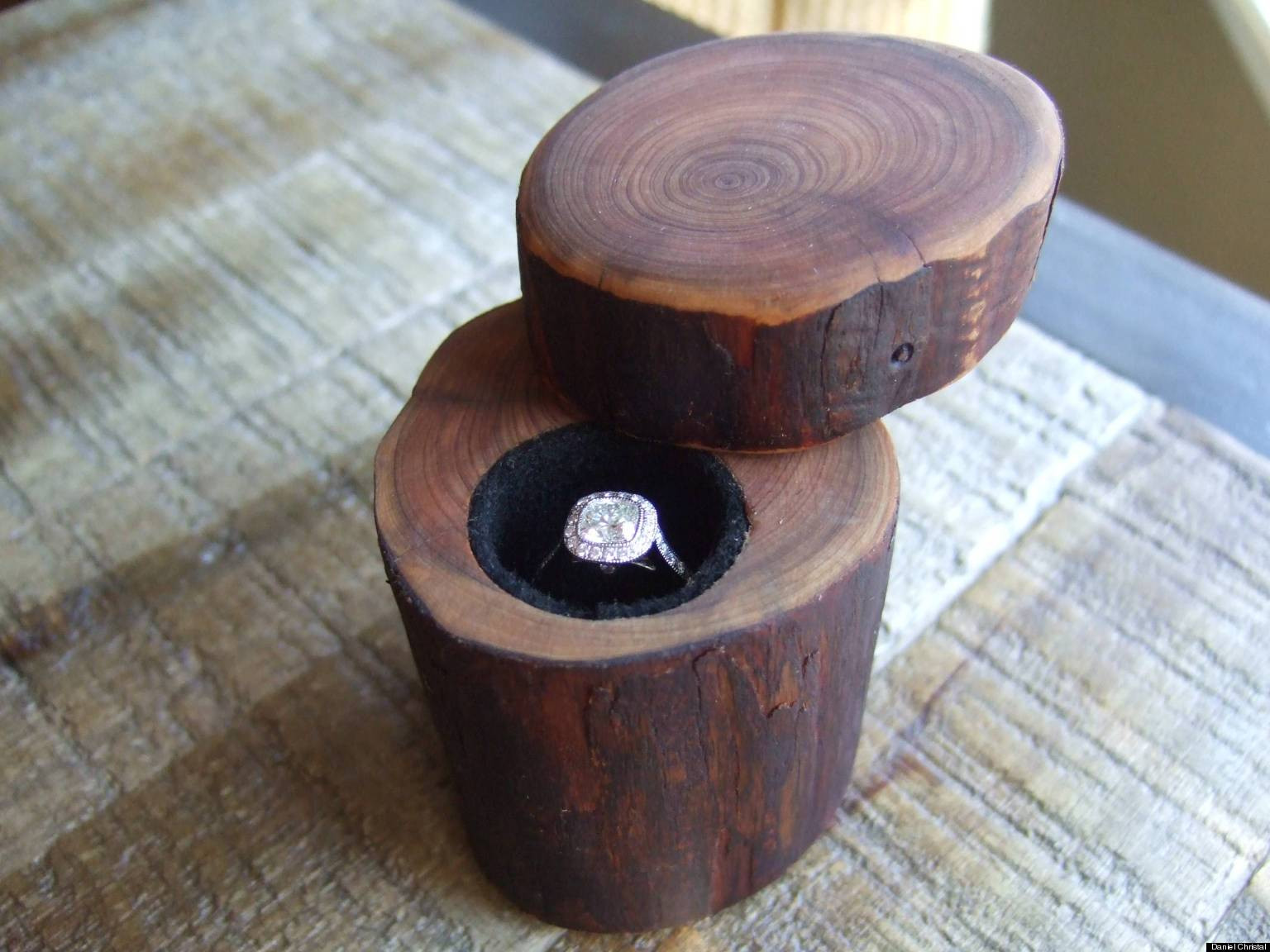 Best ideas about DIY Ring Boxes
. Save or Pin DIY Wedding Engagement Ring Box Made Out A Tree Branch Now.