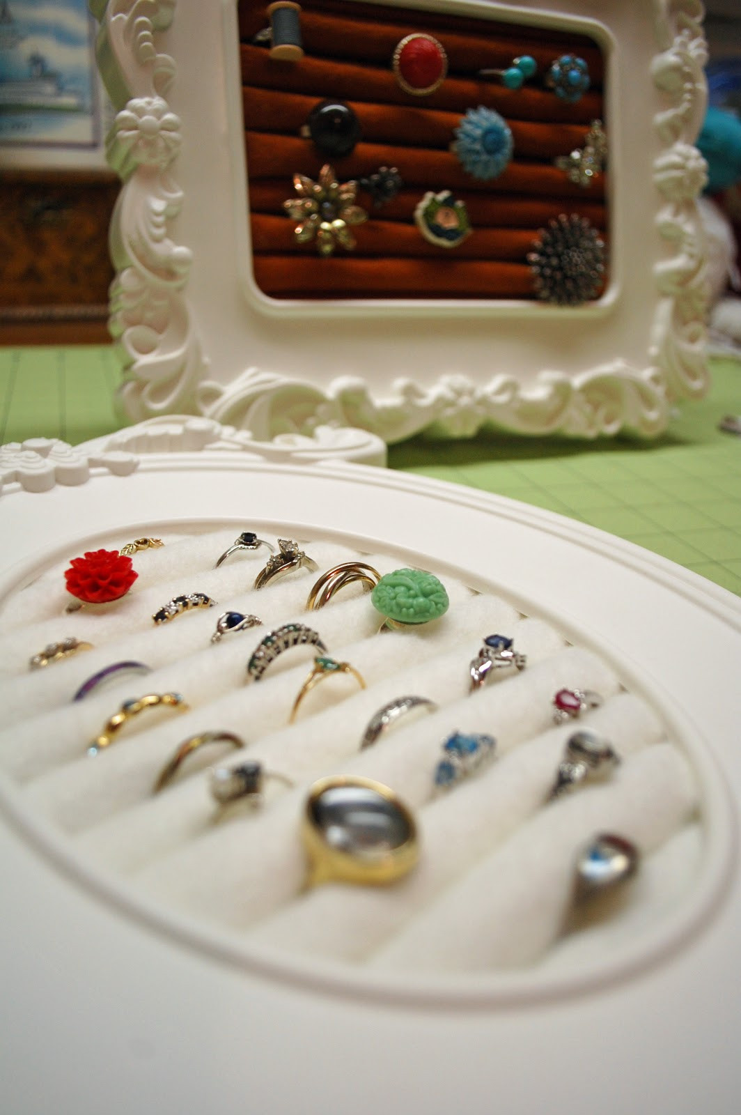 Best ideas about DIY Ring Holder
. Save or Pin Pin and Paper DIY jewelry displays Now.