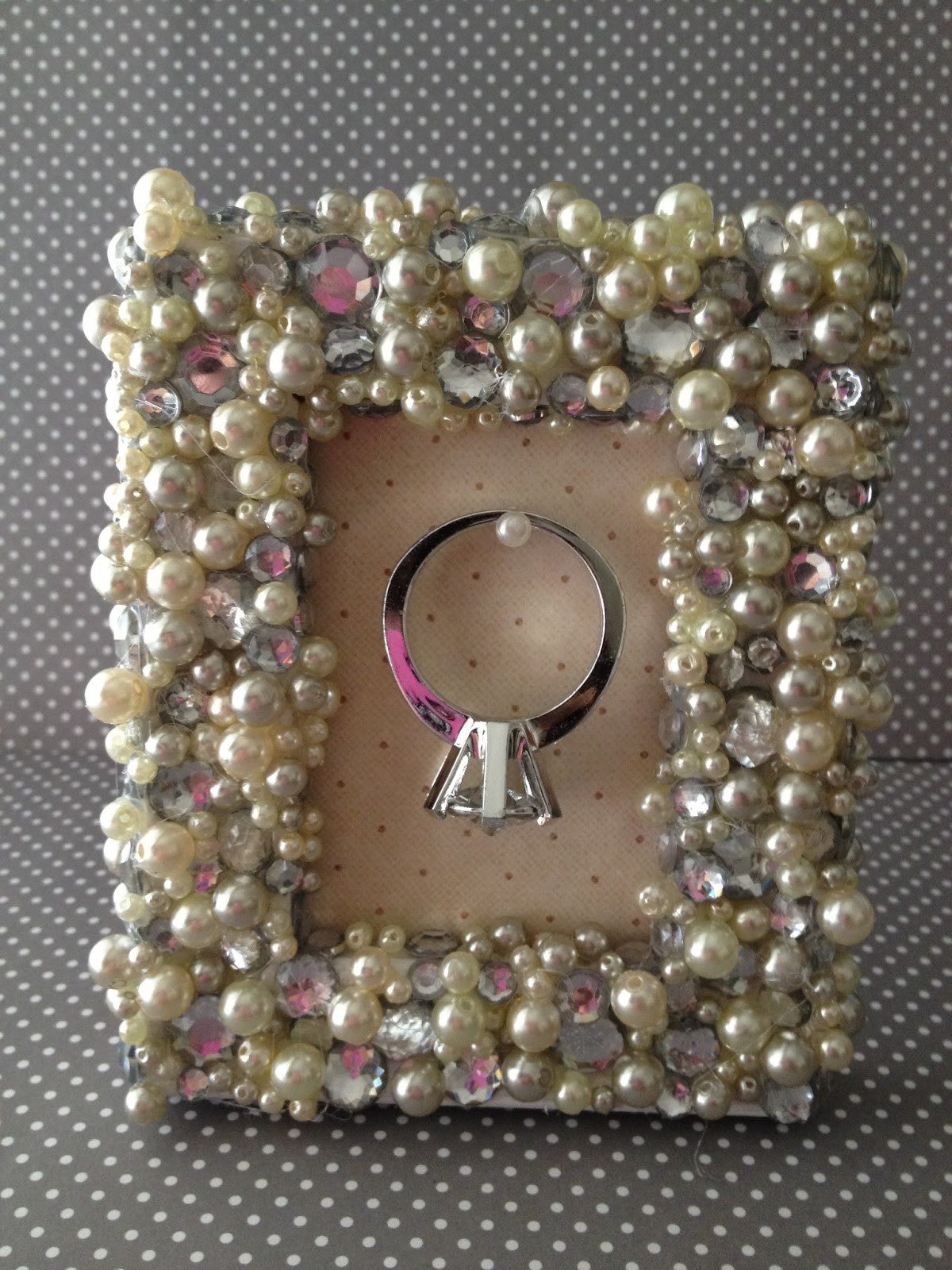 Best ideas about DIY Ring Holder
. Save or Pin The Busy Broad DIY Picture Frame Ring Holder Now.