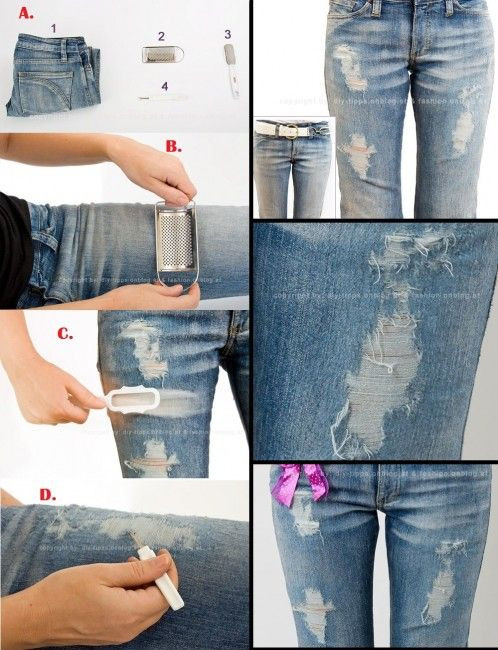 Best ideas about DIY Ripped Jeans
. Save or Pin diy ripped jeans Craft Ideas Now.
