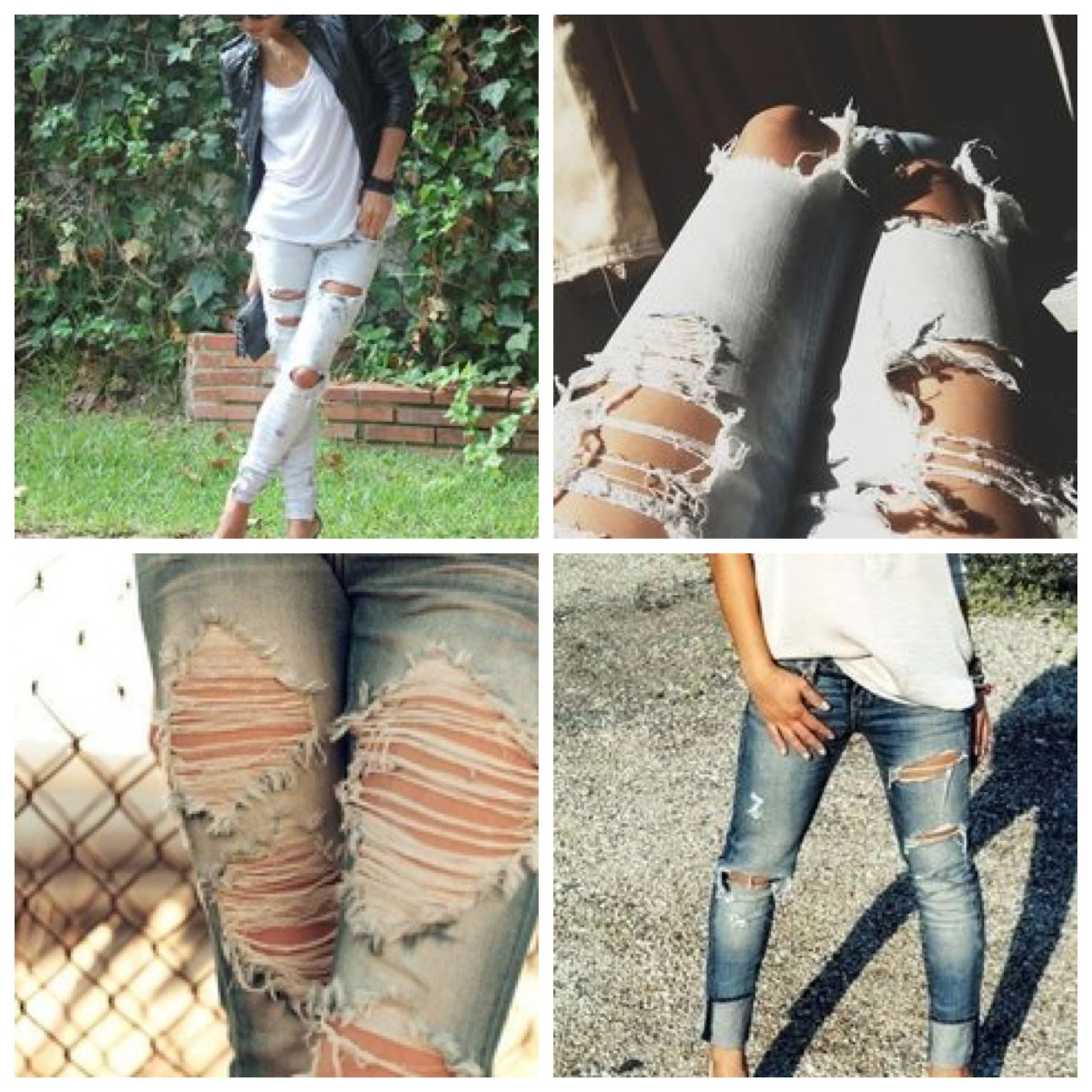 Best ideas about DIY Ripped Jeans
. Save or Pin Viva Diva Boutique Monday Blues DIY Ripped Jeans Now.