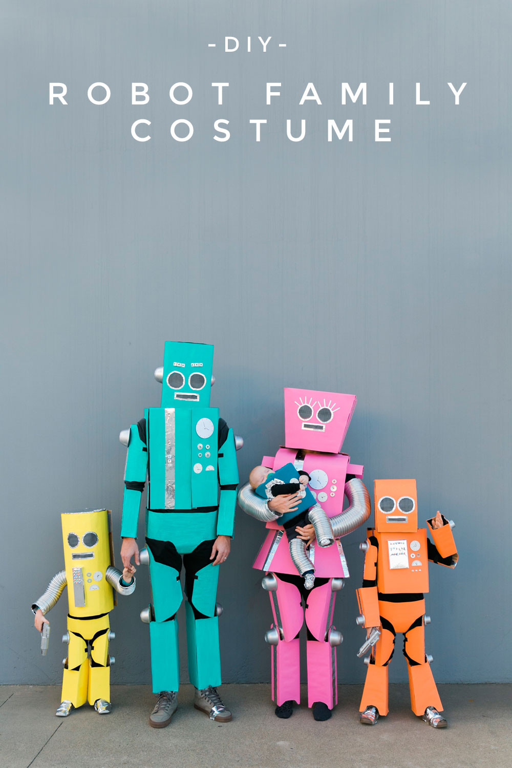 Best ideas about DIY Robot Costume
. Save or Pin DIY ROBOT FAMILY COSTUME Tell Love and Party Now.