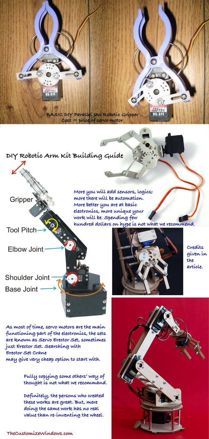 Best ideas about DIY Robotic Arm
. Save or Pin DIY Robotic Arm Kit Building Guide Now.