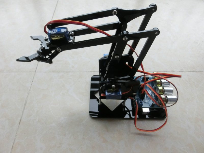 Best ideas about DIY Robotic Arm
. Save or Pin DIY Acrylic Robot Arm Claw Grab Arduino Kit 4DOF Now.
