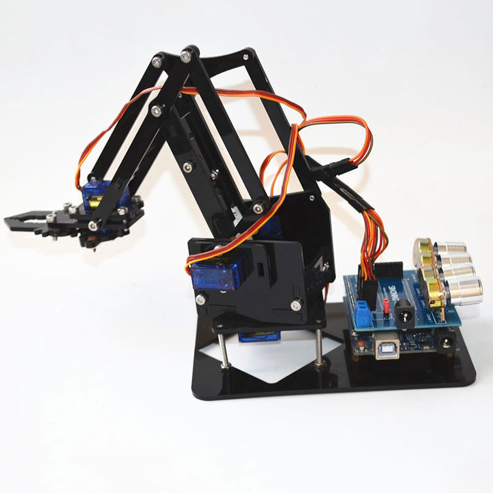 Best ideas about DIY Robotic Arm
. Save or Pin 7739 Kit DIY Programmable Robotic Arm 4DOF USB Acrylic Now.