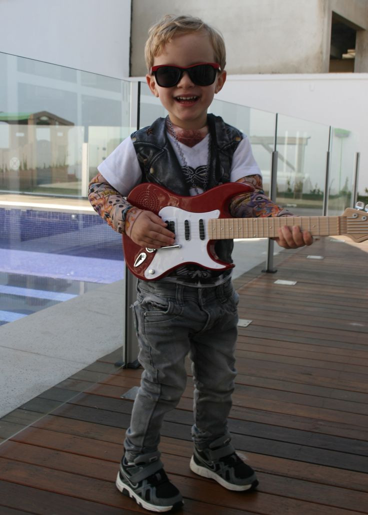 Best ideas about DIY Rock Star Costume
. Save or Pin It s only rock n roll but I like it Kids rock costume Now.