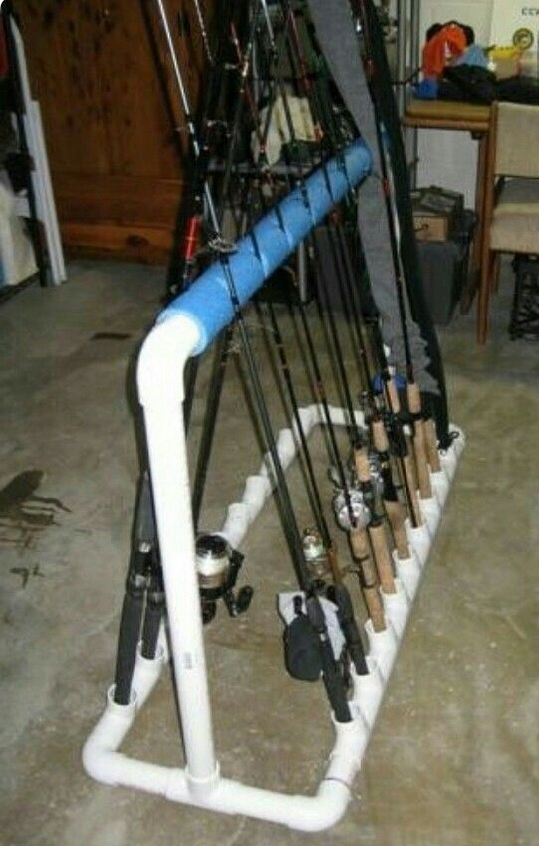 Best ideas about DIY Rod Holder
. Save or Pin DIY PVC Outdoor Fishing Rod Holder 21 – Vanchitecture Now.