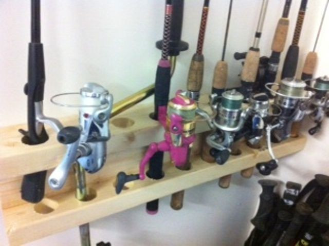 Best ideas about DIY Rod Rack
. Save or Pin DIY Home Made Fishing Rod Rack Organizer Now.