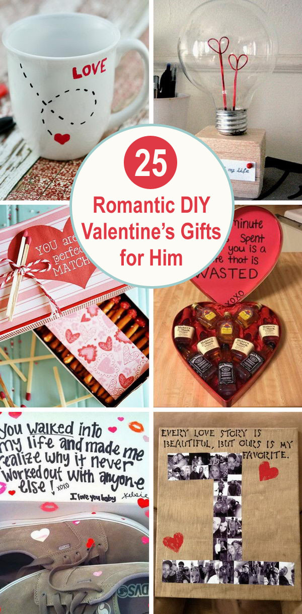 Best ideas about DIY Romantic Gifts
. Save or Pin 25 Romantic DIY Valentine s Gifts for Him 2017 Now.