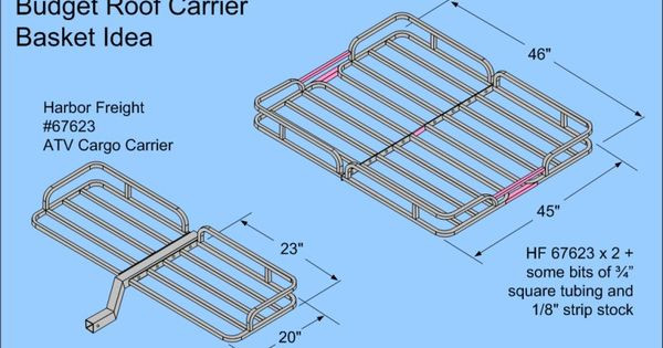 Best ideas about DIY Roof Rack With Full Plans
. Save or Pin diy roof basket Google Search van & truck Now.